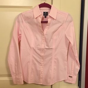 Express-The Essential Shirt in Pink NWOT